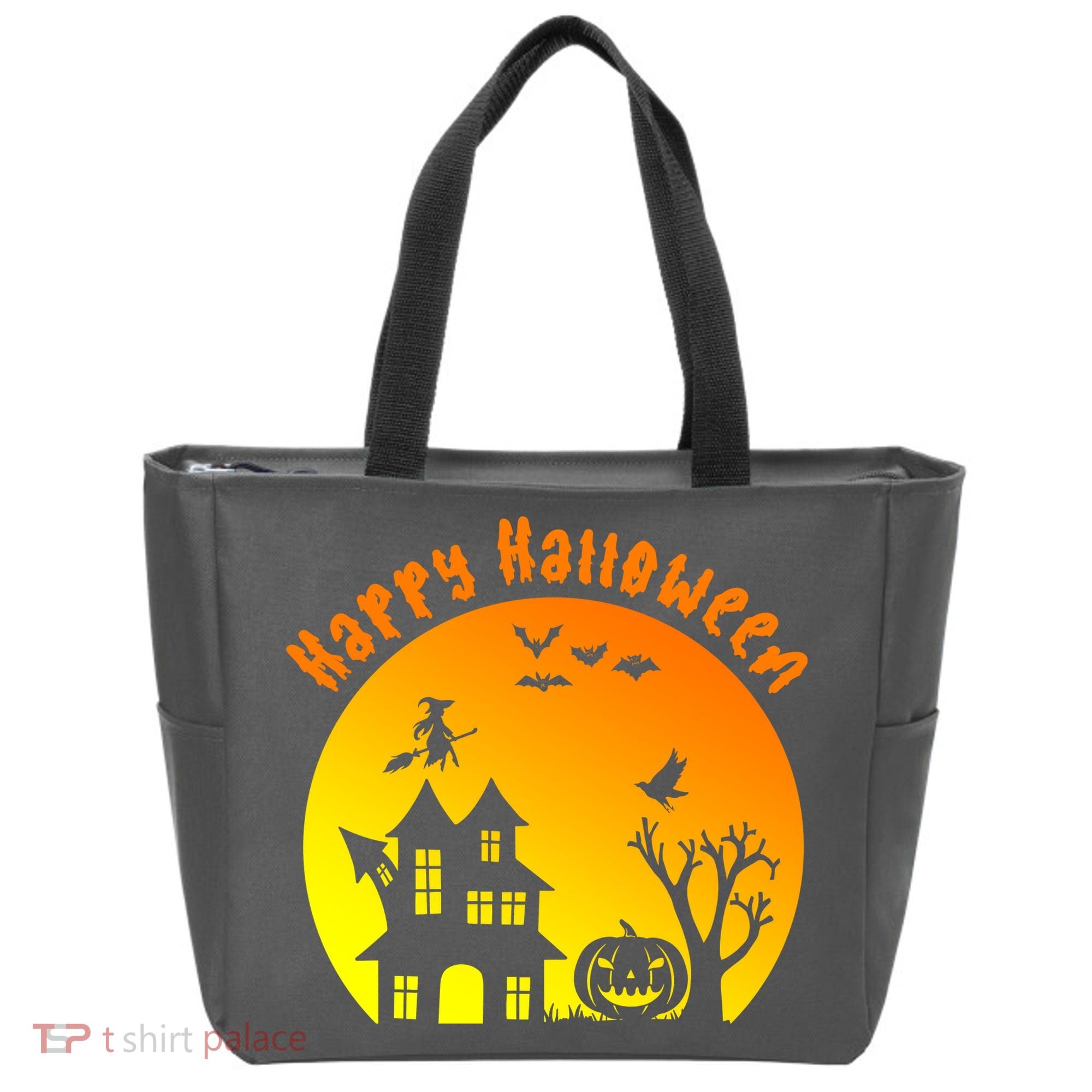 Happy Halloween Festive Spooky Tote Bag
