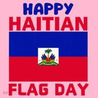 Happy Haitian Flag Day Cool Haiti Flag Pride Coaster thumb 2