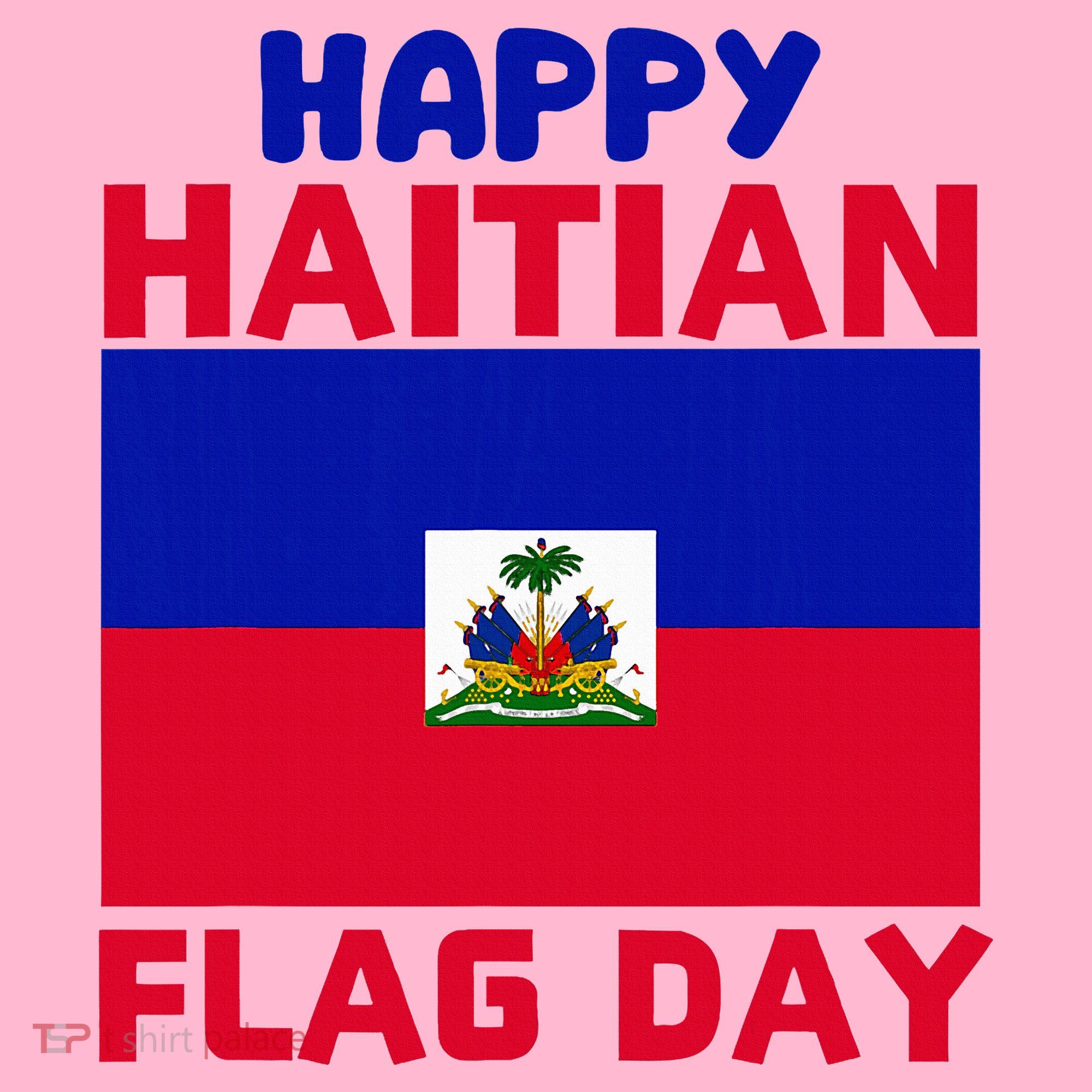 Happy Haitian Flag Day Cool Haiti Flag Pride Coaster