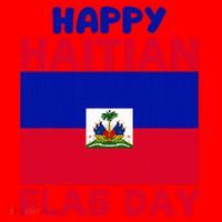 Happy Haitian Flag Day Cool Haiti Flag Pride Santa Hat thumb 1