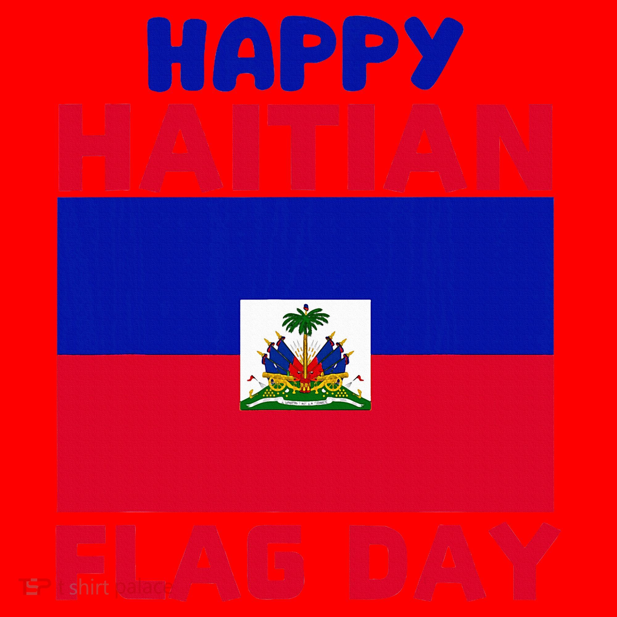 Happy Haitian Flag Day Cool Haiti Flag Pride Santa Hat