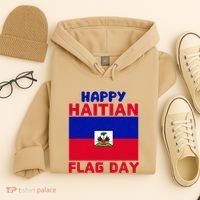 Happy Haitian Flag Day Cool Haiti Flag Pride Hoodie thumb 4