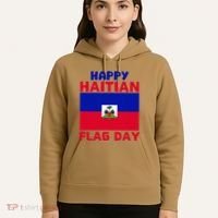 Happy Haitian Flag Day Cool Haiti Flag Pride Hoodie thumb 5