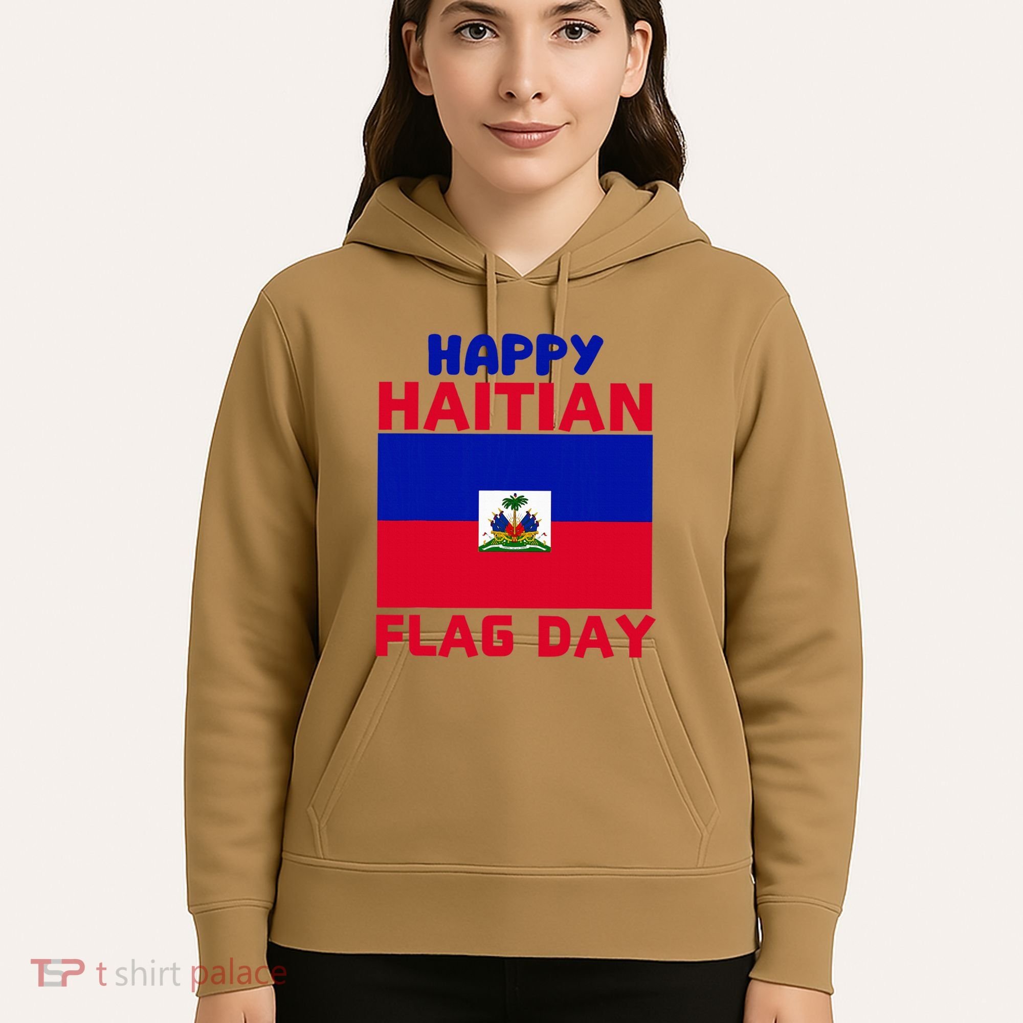 Happy Haitian Flag Day Cool Haiti Flag Pride Hoodie