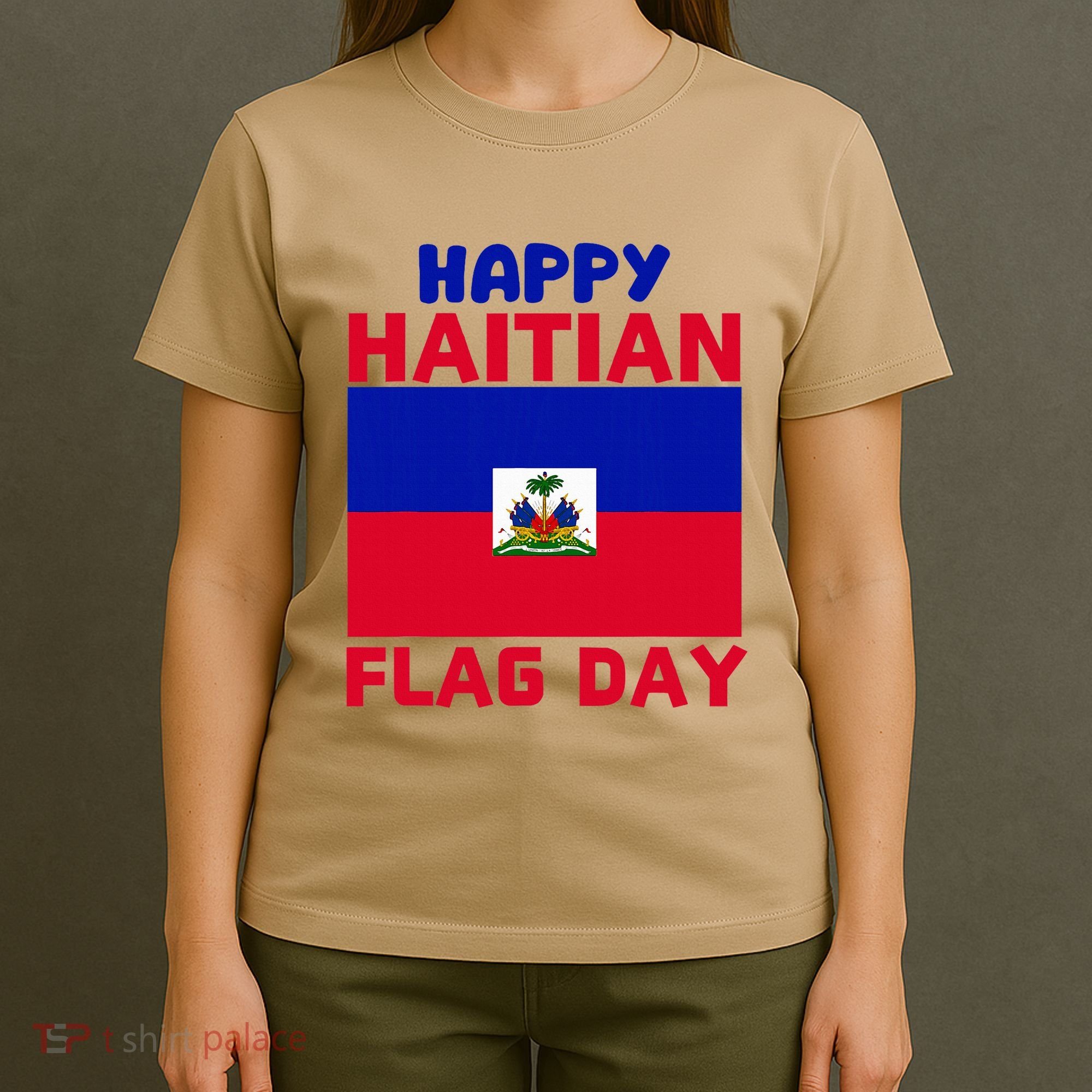 Happy Haitian Flag Day Cool Haiti Flag Pride T-Shirt
