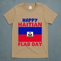 Happy Haitian Flag Day Cool Haiti Flag Pride T-Shirt thumb 5