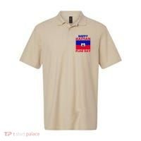 Happy Haitian Flag Day Cool Haiti Flag Pride Polo thumb 0