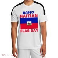 Happy Haitian Flag Day Cool Haiti Flag Pride Sport-Tek Competitor United Soccer Jersey thumb 0