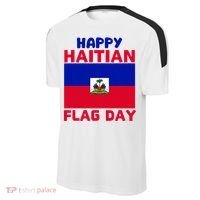 Happy Haitian Flag Day Cool Haiti Flag Pride Sport-Tek Competitor United Soccer Jersey thumb 2