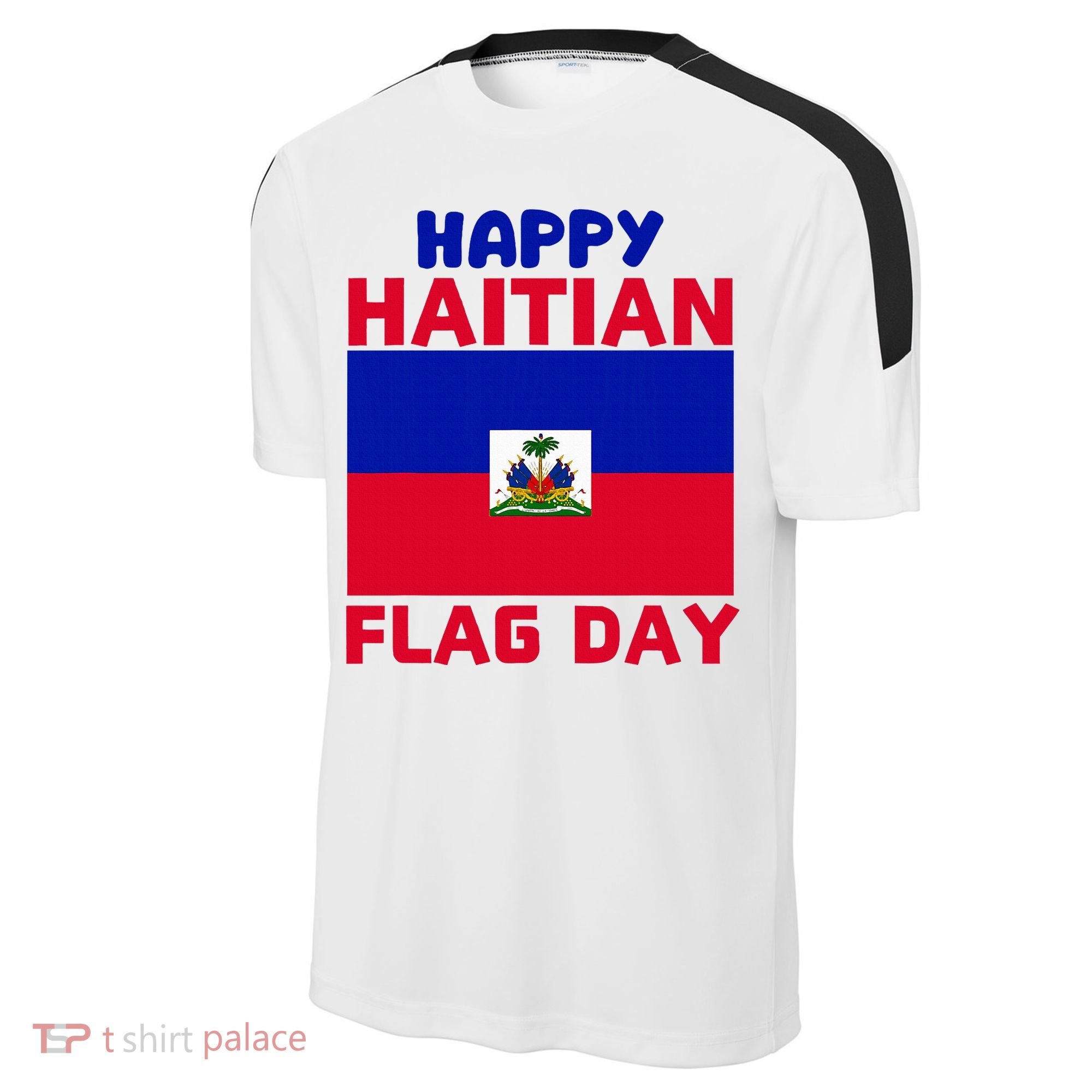 Happy Haitian Flag Day Cool Haiti Flag Pride Sport-Tek Competitor United Soccer Jersey