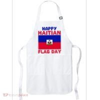 Happy Haitian Flag Day Cool Haiti Flag Pride Apron thumb 0