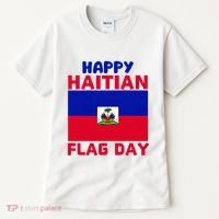 Happy Haitian Flag Day Cool Haiti Flag Pride Tall T-Shirt thumb 0