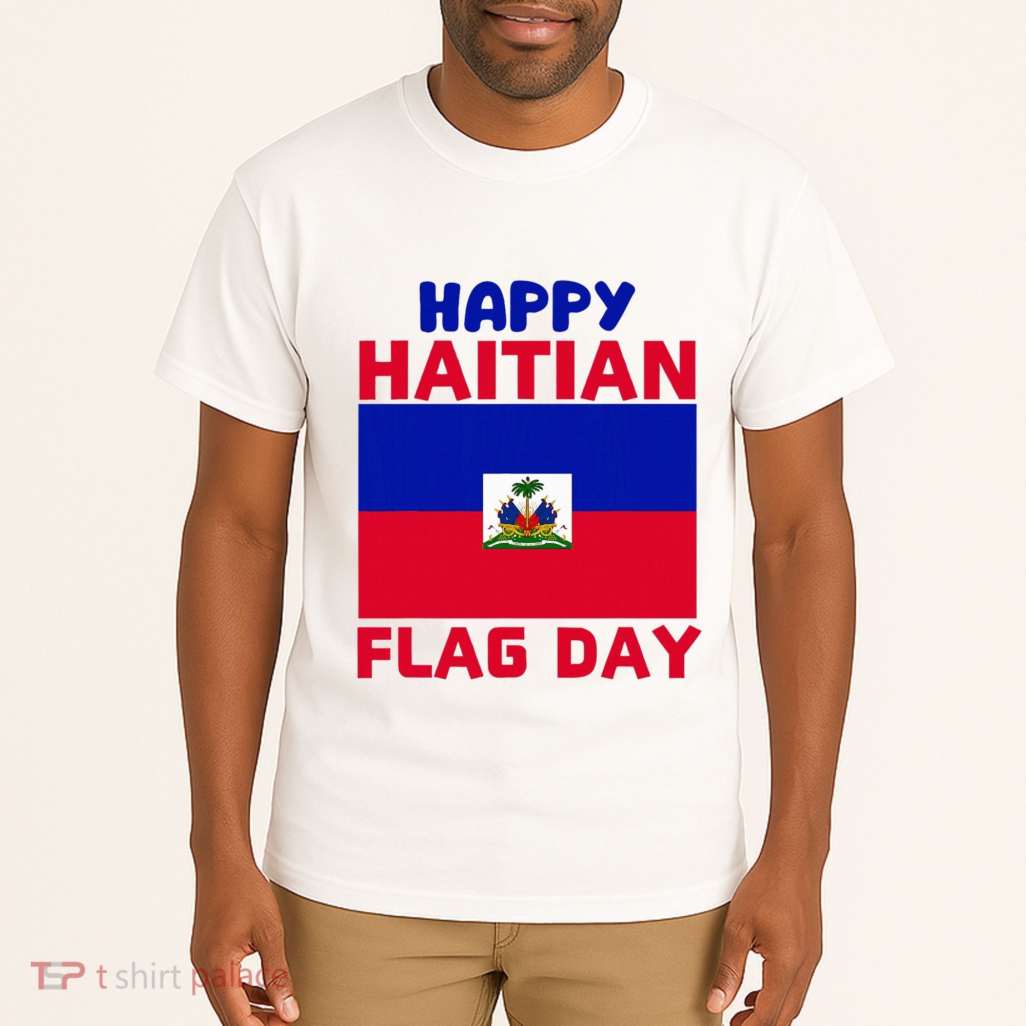 Happy Haitian Flag Day Cool Haiti Flag Pride Tall T-Shirt