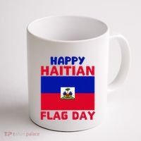 Happy Haitian Flag Day Cool Haiti Flag Pride Coffee Mug thumb 1