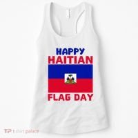 Happy Haitian Flag Day Cool Haiti Flag Pride Women's Tank Top thumb 0