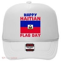 Happy Haitian Flag Day Cool Haiti Flag Pride Hat thumb 0