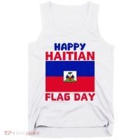 Happy Haitian Flag Day Cool Haiti Flag Pride Tank Top thumb 0