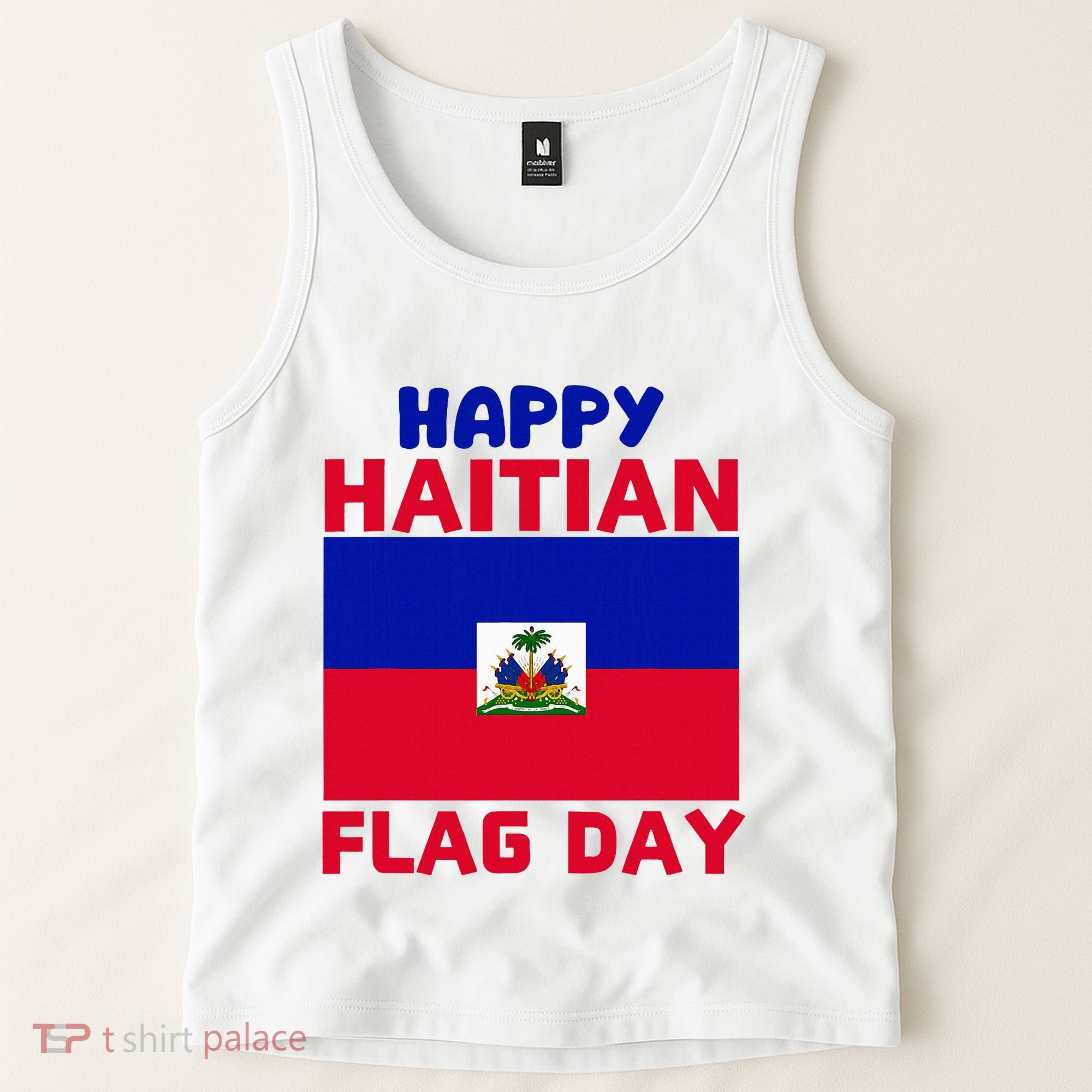 Happy Haitian Flag Day Cool Haiti Flag Pride Tank Top