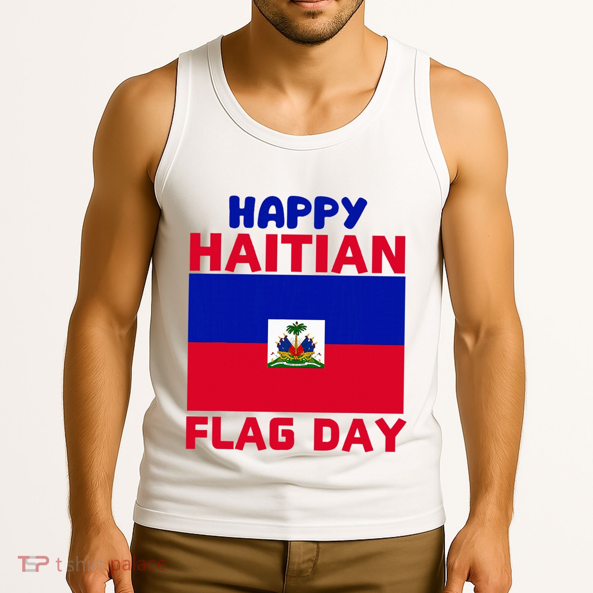 Happy Haitian Flag Day Cool Haiti Flag Pride Tank Top