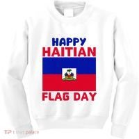 Happy Haitian Flag Day Cool Haiti Flag Pride Kids Sweatshirt thumb 0