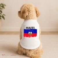Haiti Haitian Flag Day Haitian Pride Doggie Tank thumb 2