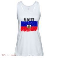 Haiti Haitian Flag Day Haitian Pride Ladies Essential Flowy Tank thumb 0
