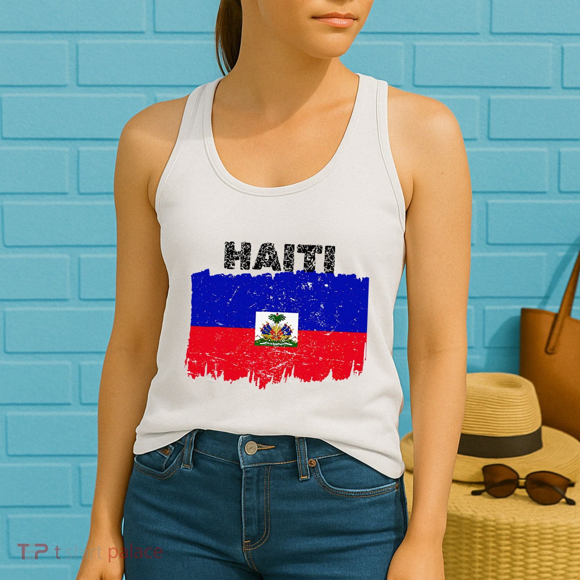Haiti Haitian Flag Day Haitian Pride Women's Tank Top