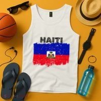 Haiti Haitian Flag Day Haitian Pride Tank Top thumb 4