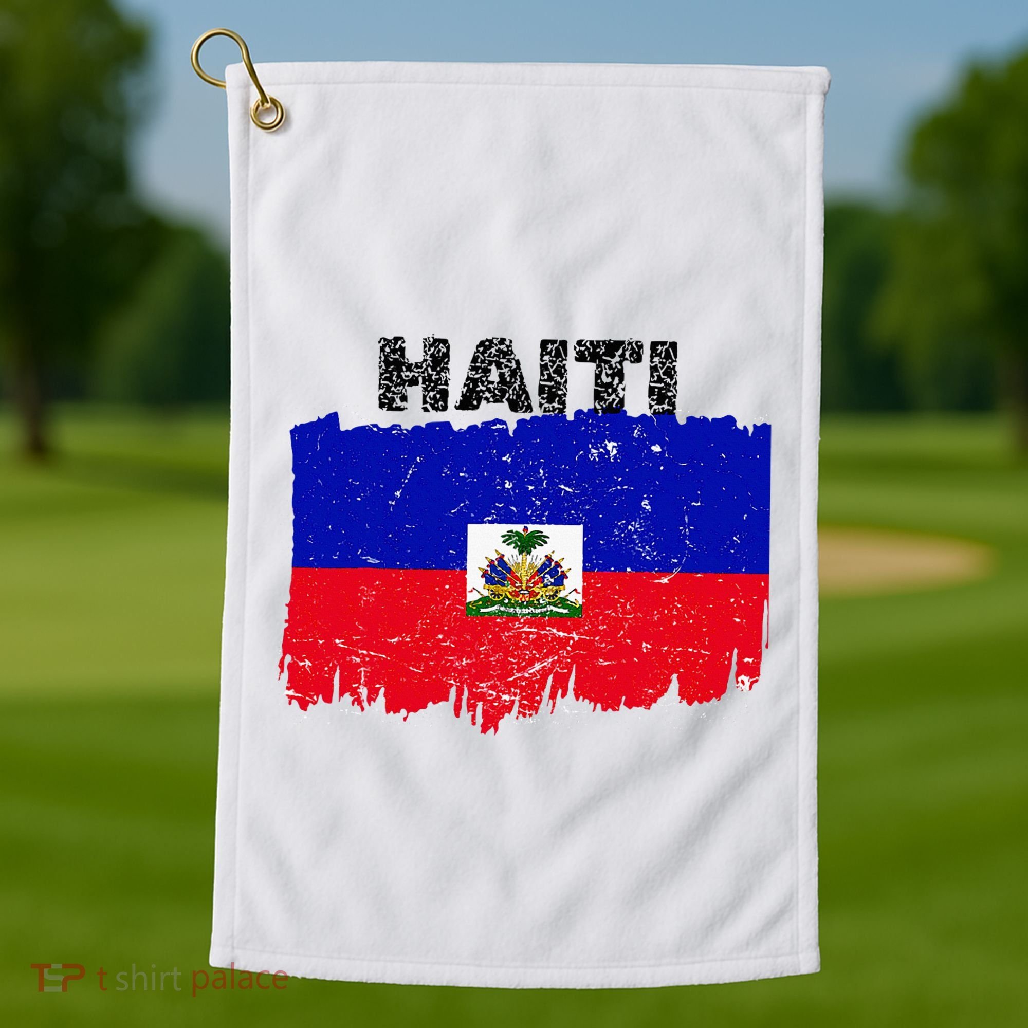 Haiti Haitian Flag Day Haitian Pride Golf Towel