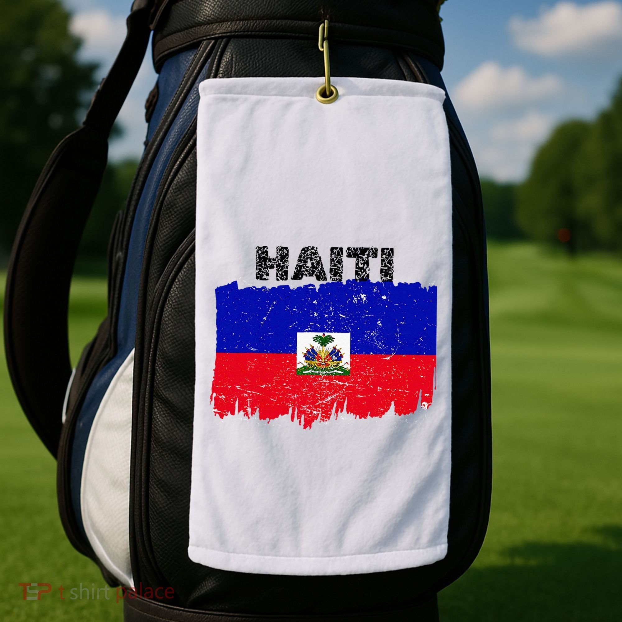 Haiti Haitian Flag Day Haitian Pride Golf Towel