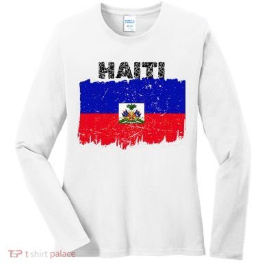 Haiti Haitian Flag Day Haitian Pride Women's Long Sleeve Shirt