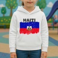 Haiti Haitian Flag Day Haitian Pride Kids Hoodie thumb 3