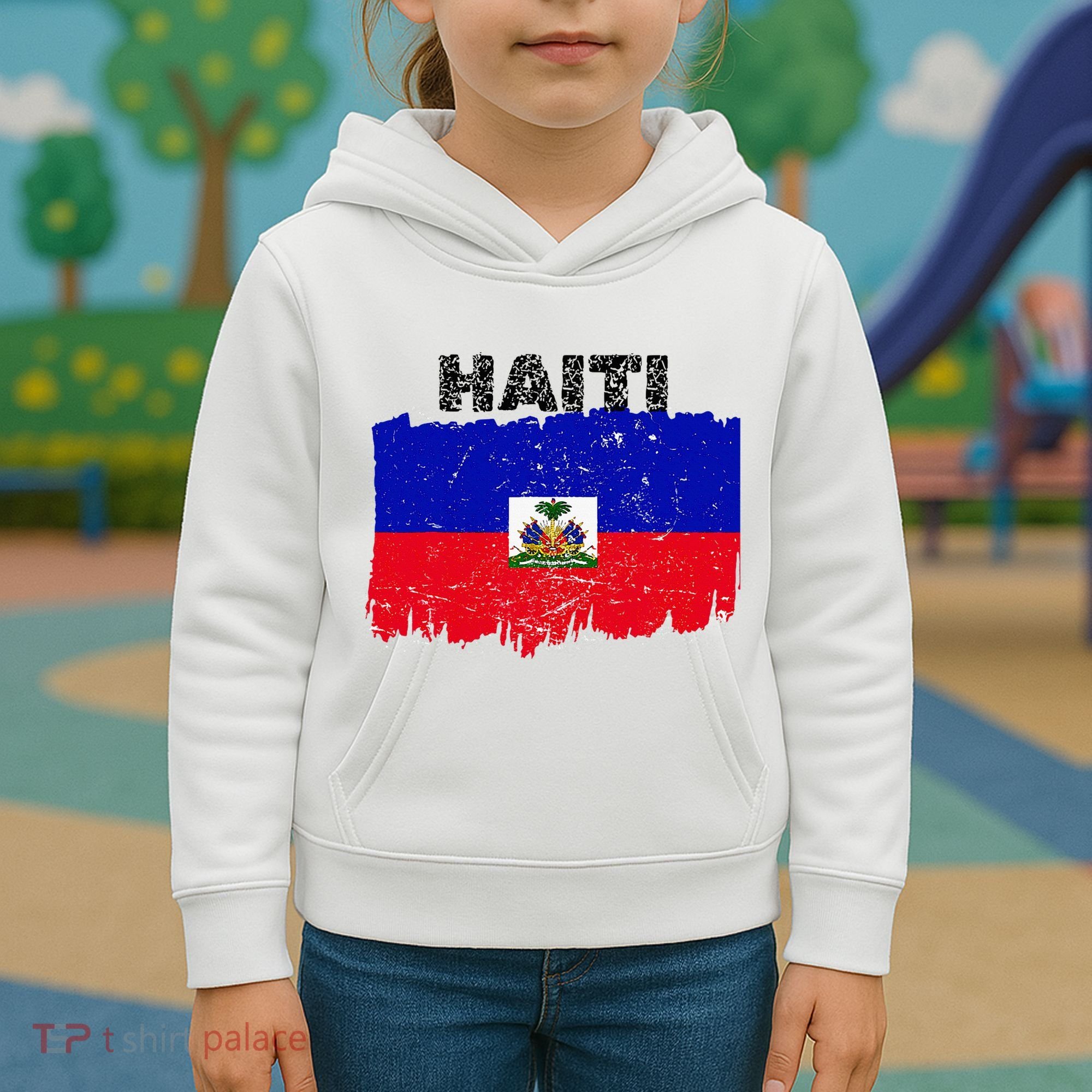 Haiti Haitian Flag Day Haitian Pride Kids Hoodie
