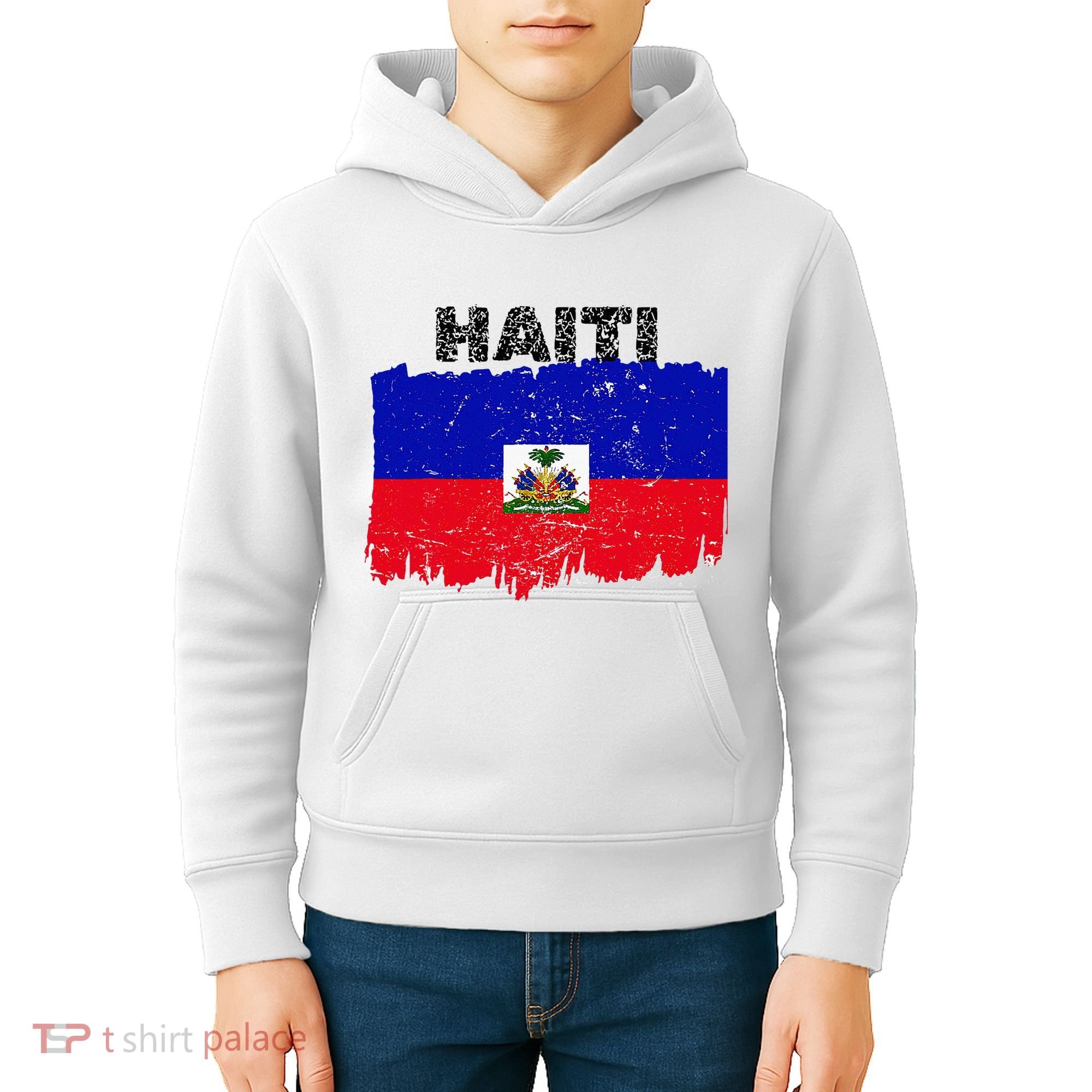 Haiti Haitian Flag Day Haitian Pride Kids Hoodie