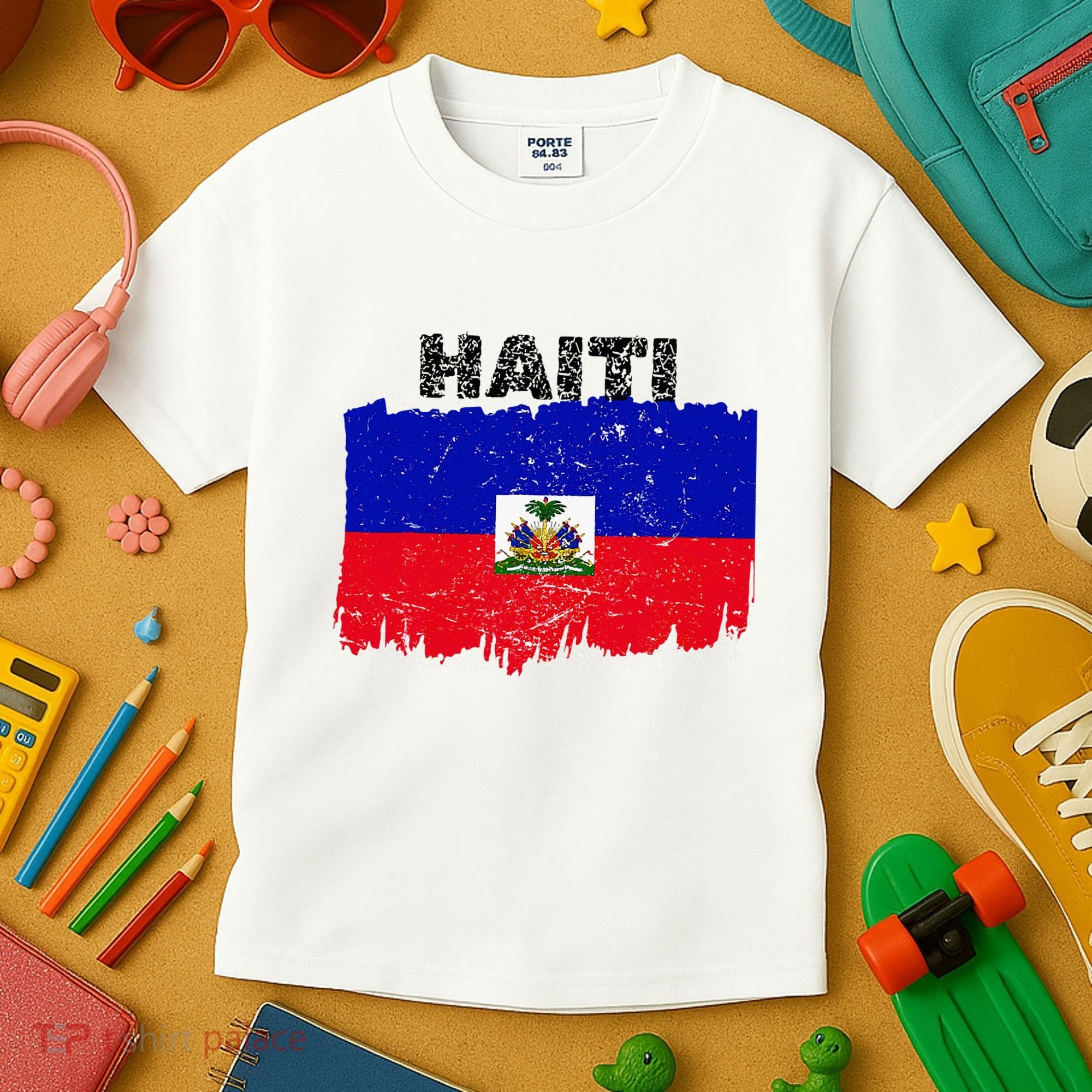 Haiti Haitian Flag Day Haitian Pride Kids T-Shirt