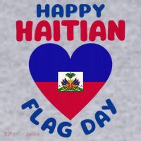 Happy Haitian Flag Day Cool Haiti Flag Heart Women's Sweatshirt thumb 2