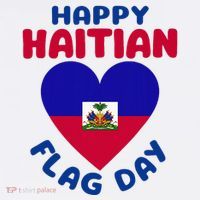 Happy Haitian Flag Day Cool Haiti Flag Heart Women's Hoodie thumb 2