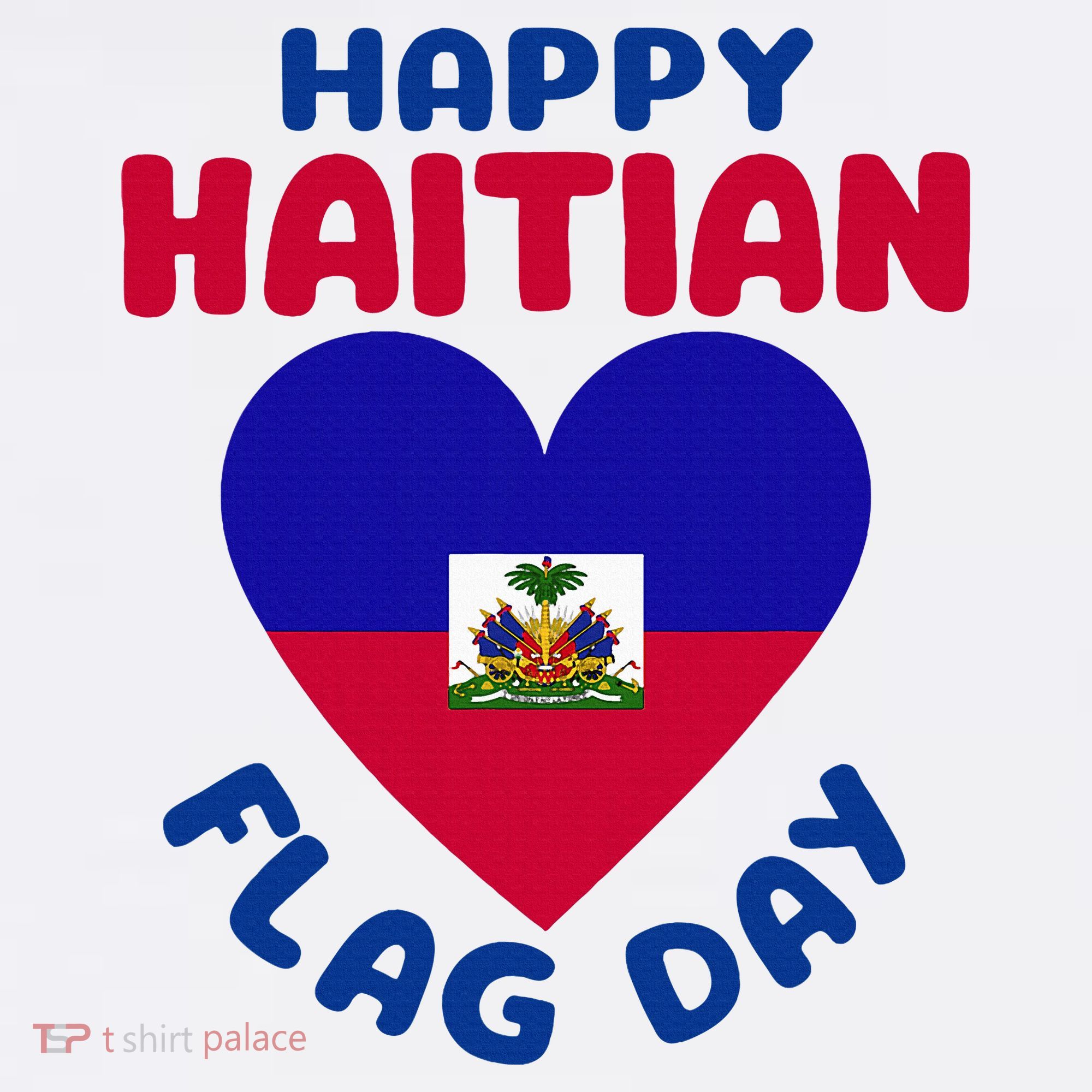 Happy Haitian Flag Day Cool Haiti Flag Heart Women's Hoodie