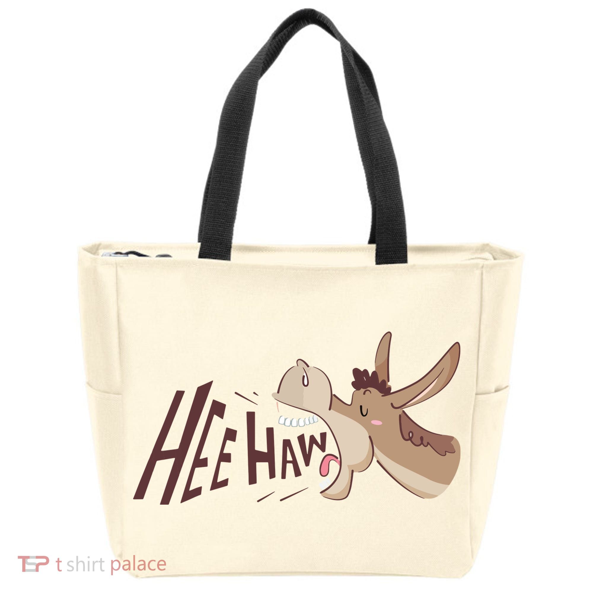 Hee Haw Funny Donkey Laughs Tote Bag