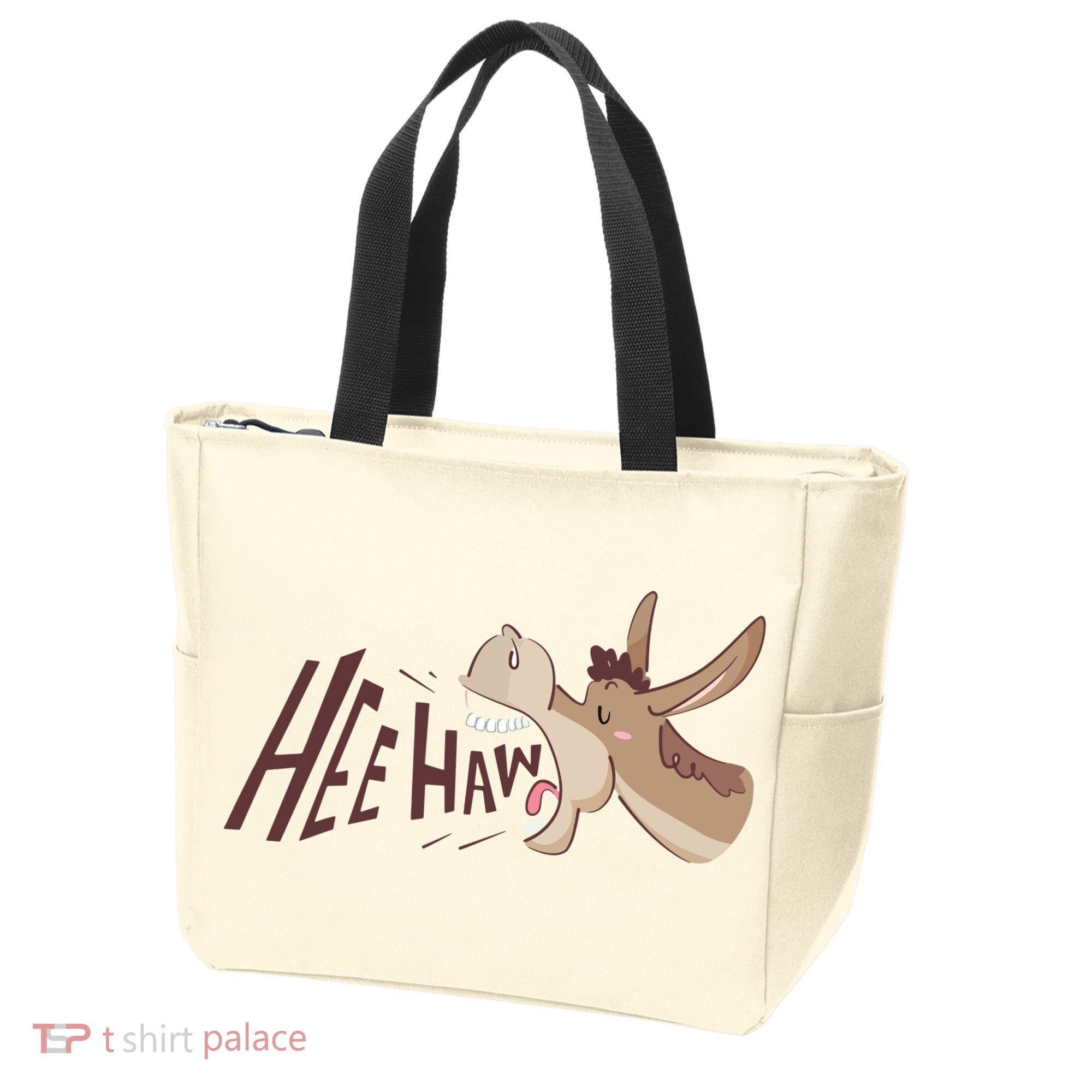 Hee Haw Funny Donkey Laughs Tote Bag