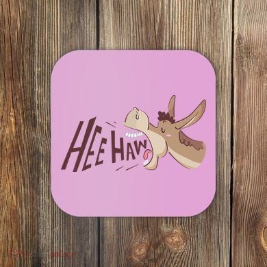 Hee Haw Funny Donkey Laughs Coaster