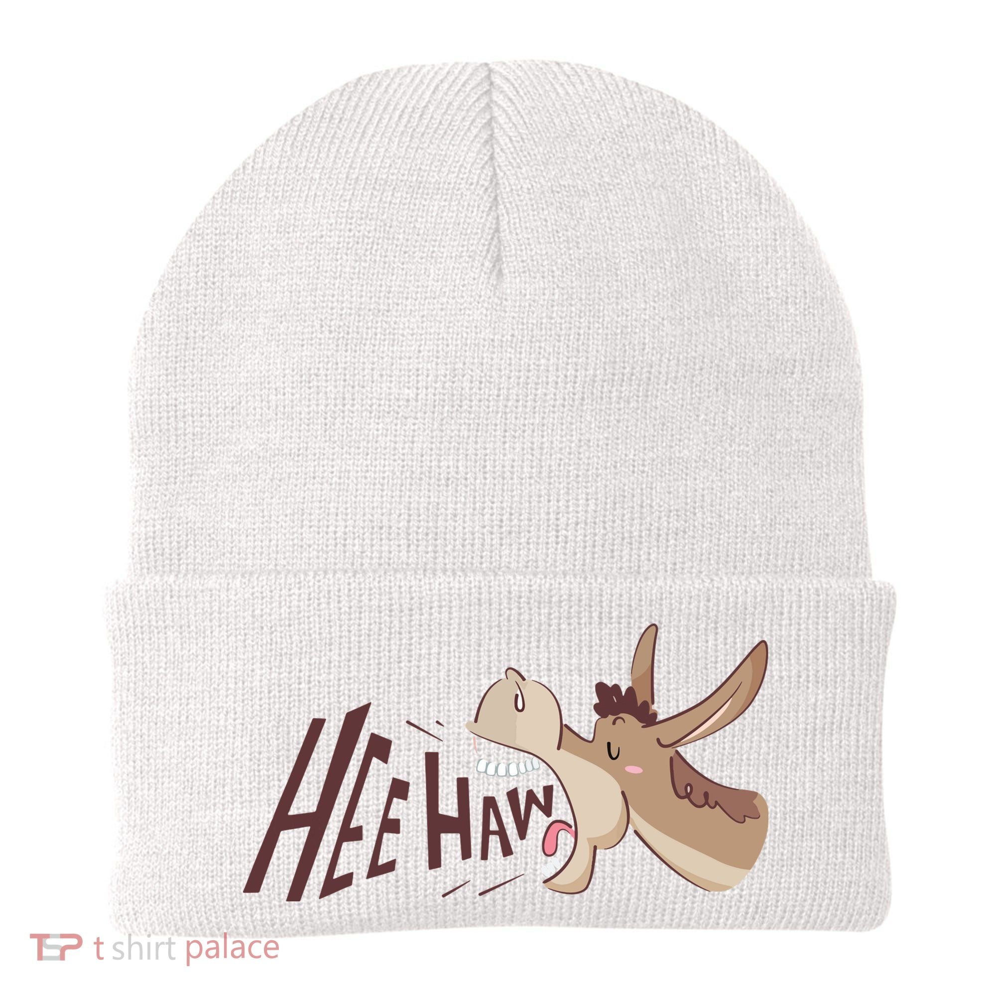 Hee Haw Funny Donkey Laughs Beanie