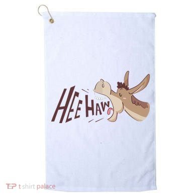 Hee Haw Funny Donkey Laughs Golf Towel