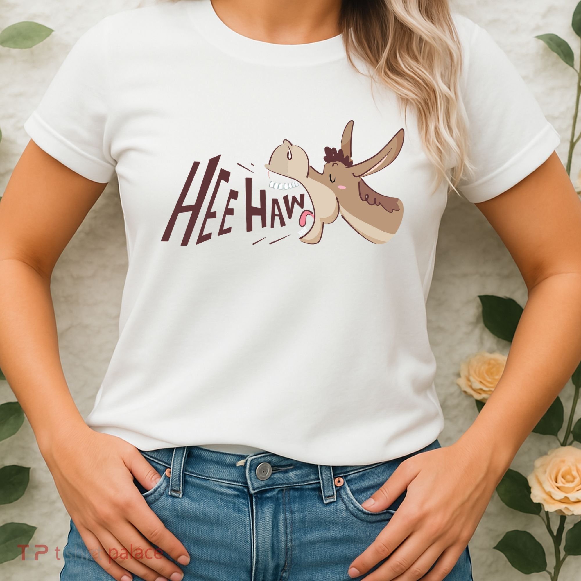 Hee Haw Funny Donkey Laughs Women's T-Shirt