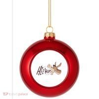 Hee Haw Funny Donkey Laughs Plastic Christmas Ball Ornament thumb 0