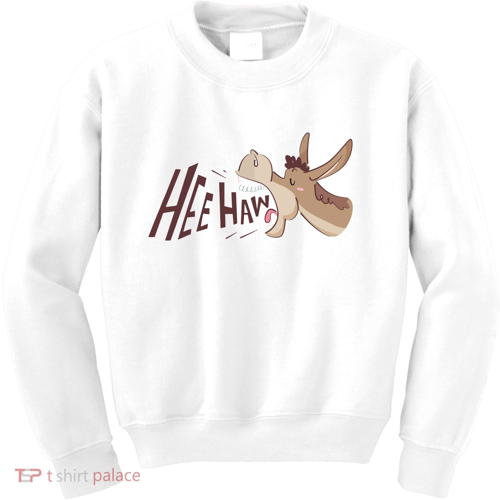 Hee Haw Funny Donkey Laughs Kids Sweatshirt