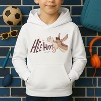 Hee Haw Funny Donkey Laughs Kids Hoodie thumb 2