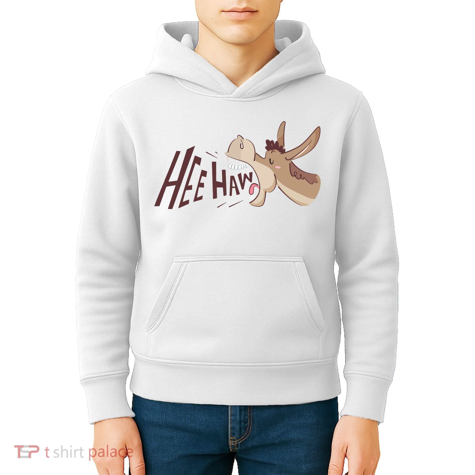 Hee Haw Funny Donkey Laughs Kids Hoodie