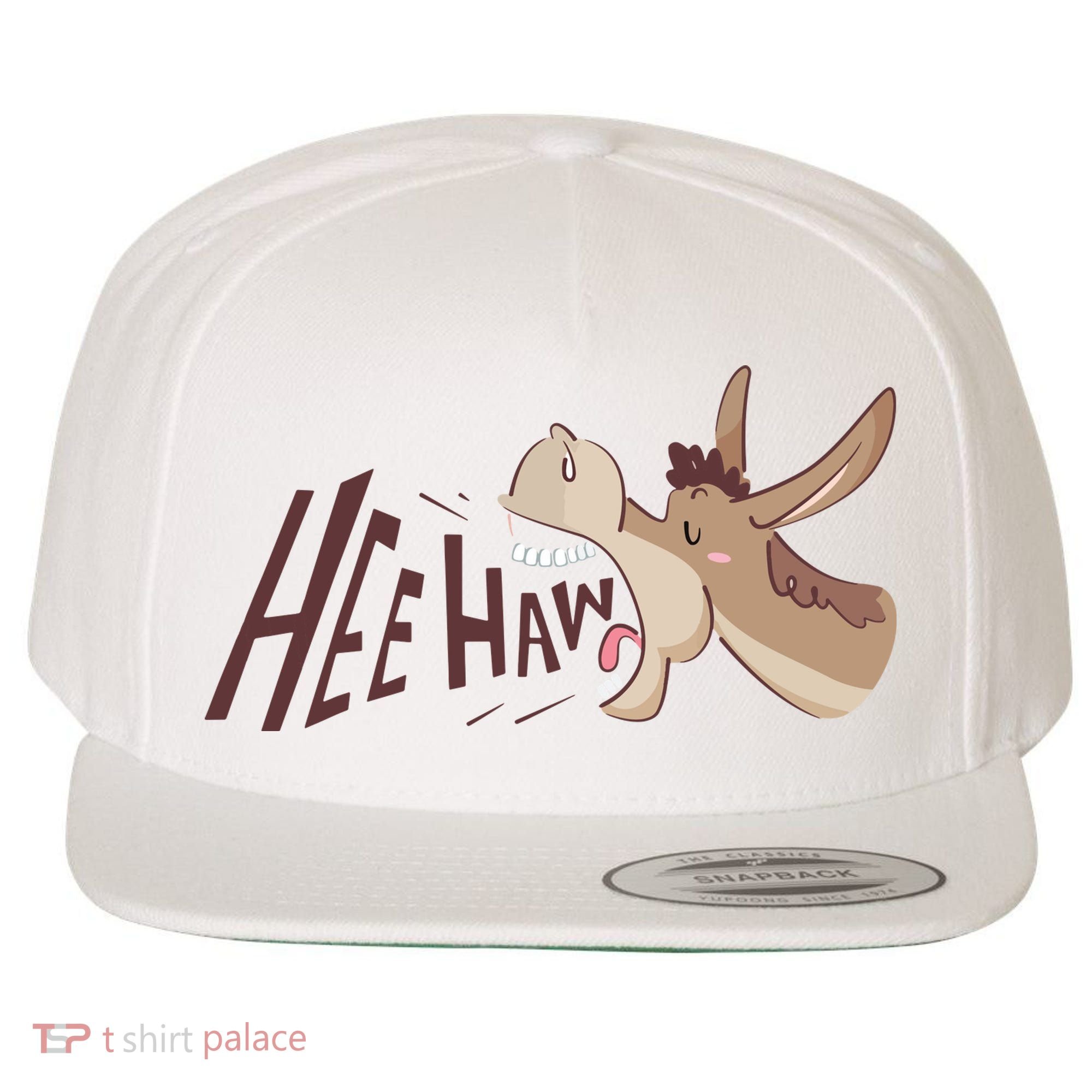 Hee Haw Funny Donkey Laughs Wool Snapback Cap