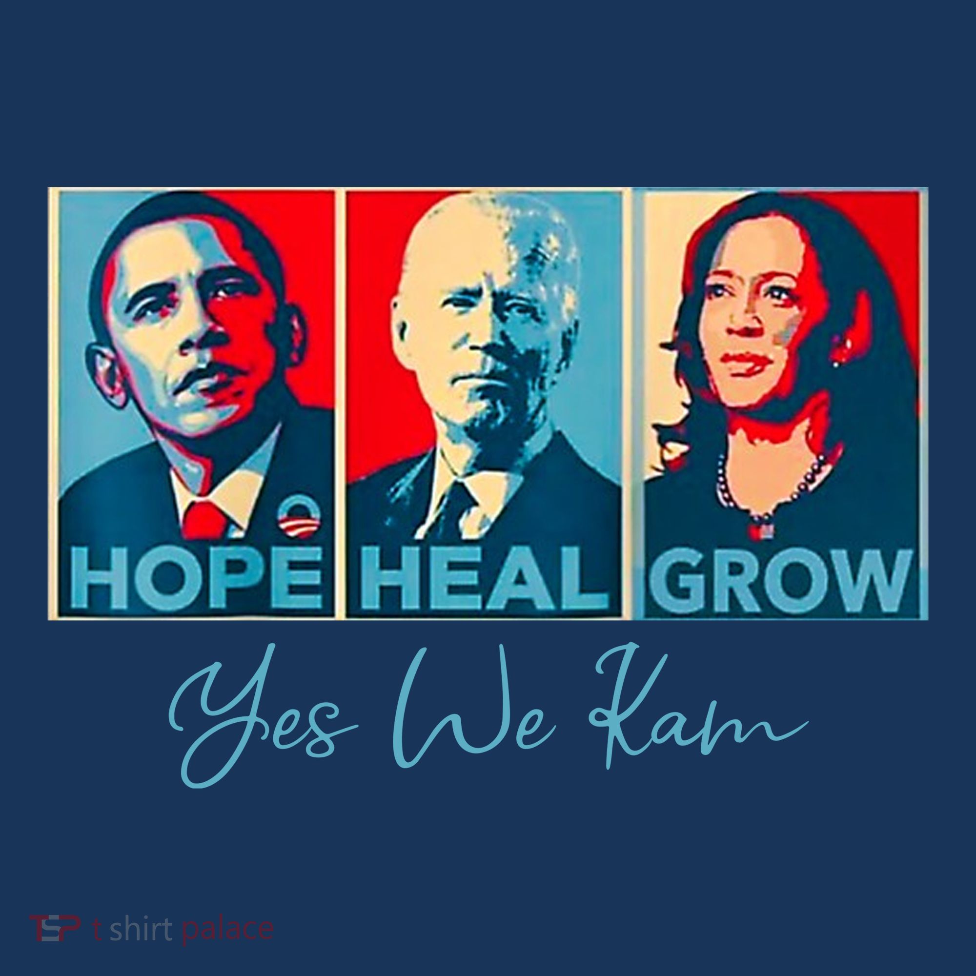 Hope Heal Grow Yes We Kam President Democrat Election Women's Tank Top